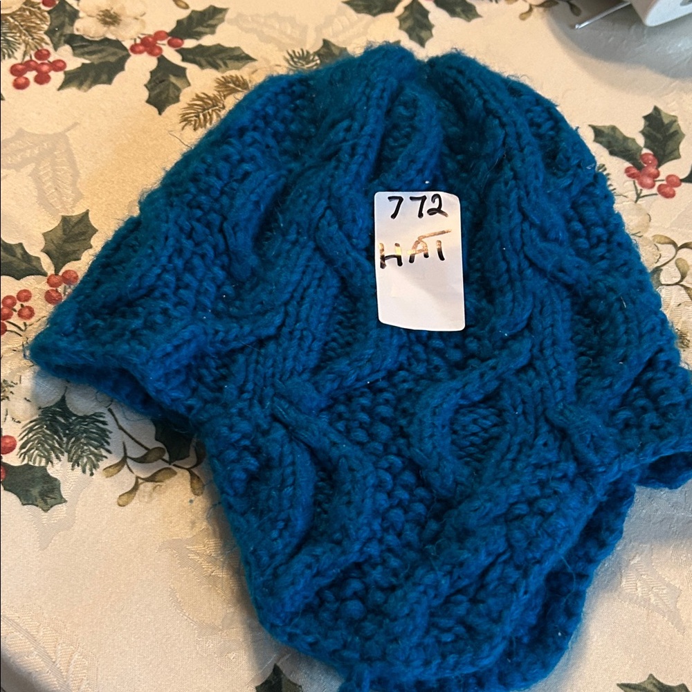 Blue Knit Hat